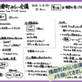 2021/11/16 播磨町みらい会議#2でメモ描いてきました！
